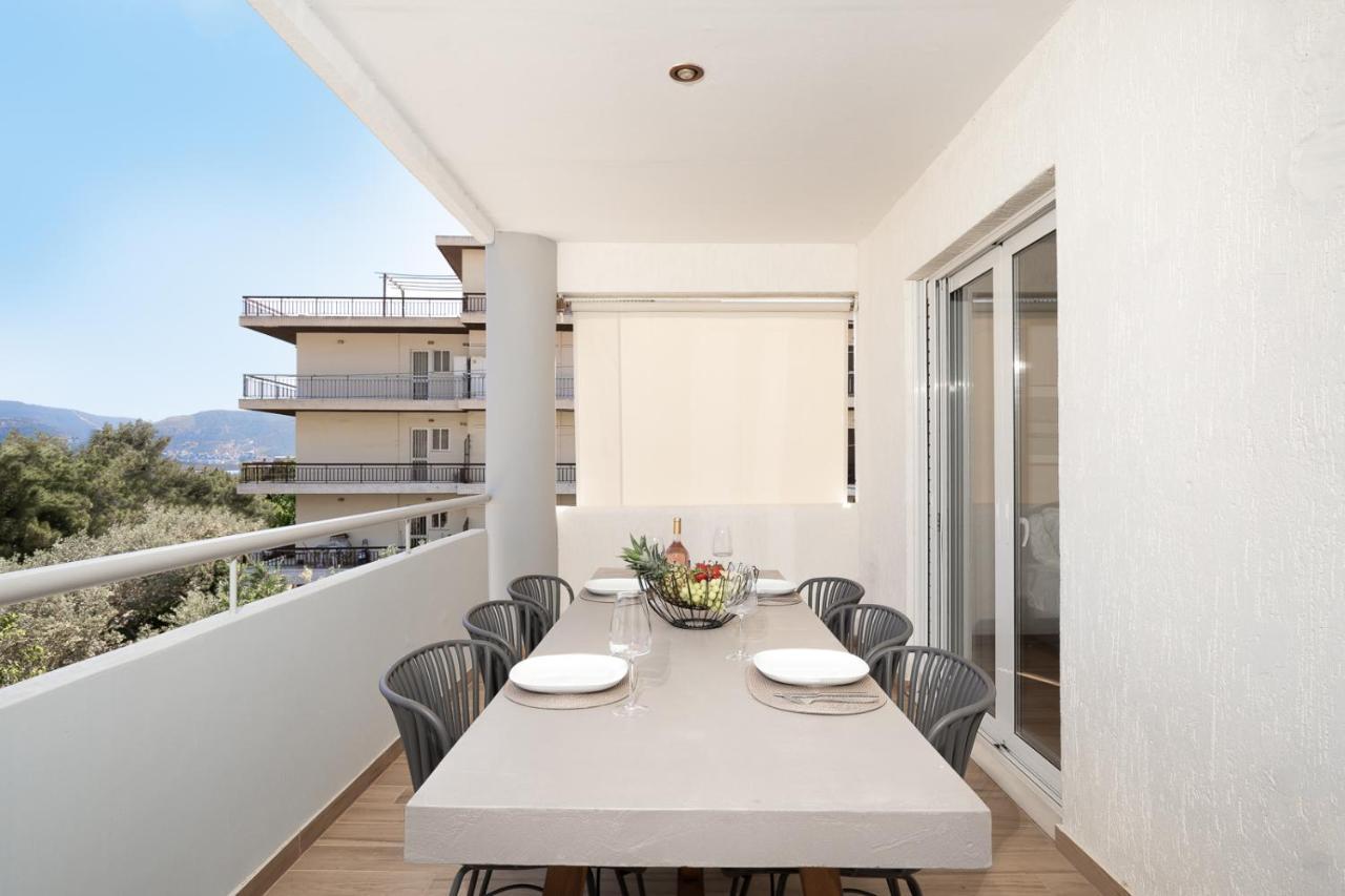 Blue Avra Apartment By A&D Properties Pórto Ráfti Esterno foto
