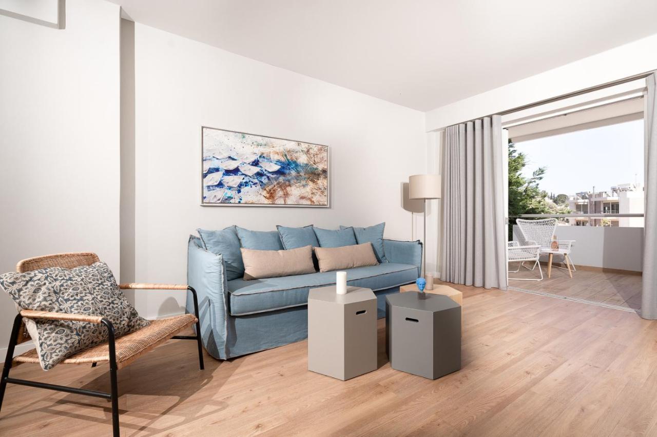 Blue Avra Apartment By A&D Properties Pórto Ráfti Esterno foto